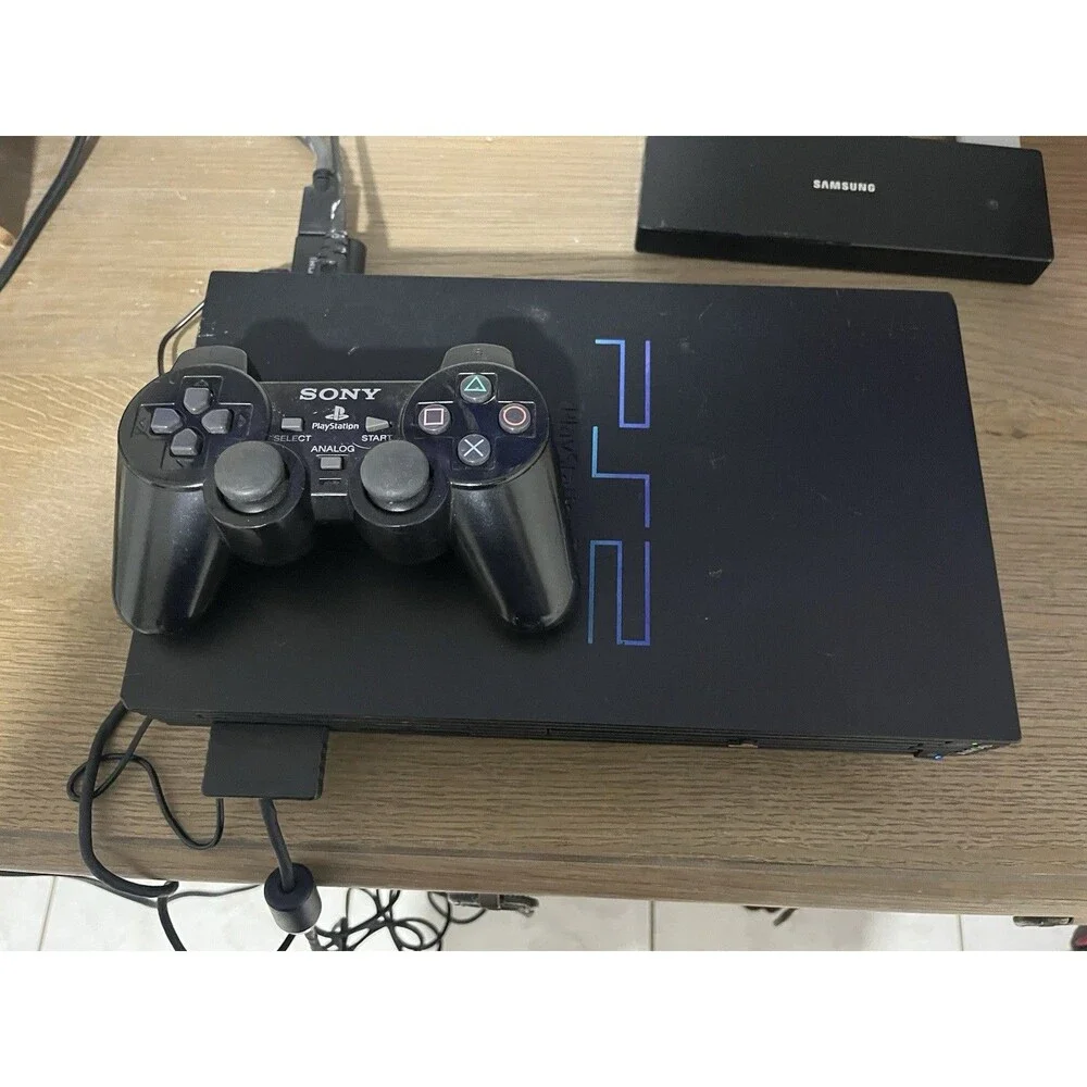 Sony Playstation 2 PS2 Fat Console SCPH-30001 w/ Power Cable And Control TESTED